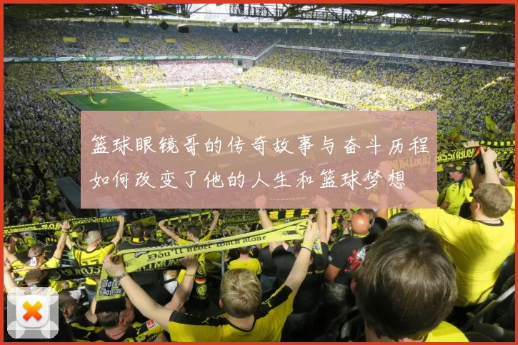 篮球眼镜哥的传奇故事与奋斗历程如何改变了他的人生和篮球梦想